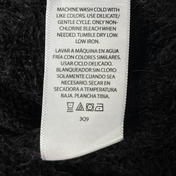 Time and Tru Fair Isle Sweater Black Multicolor Size XXL (20) - Picture 9 of 10